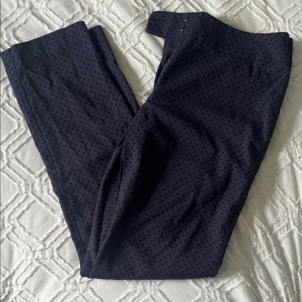 Ann Taylor women’s  Dark Blue Patterned Dress Pants